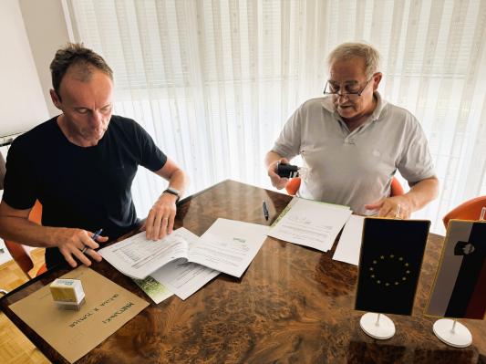 Sanacija strehe na vrtcu v Martjancih