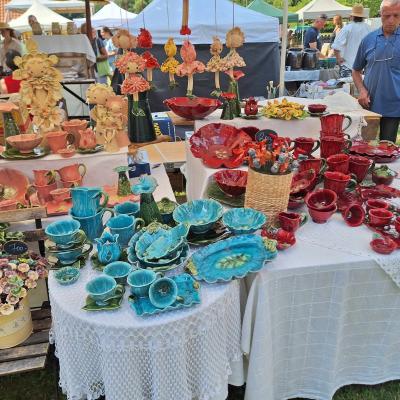 FOTO: Lončarski festival čez mejo navdušil z barvitostjo