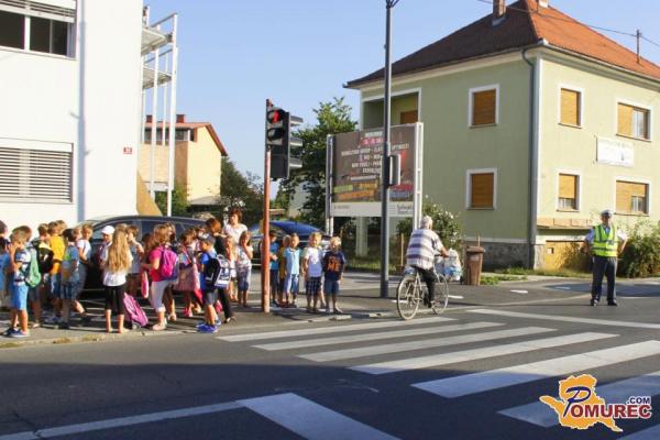Z akcijo do večje varnosti otrok na poti v šolo, otroci v prometu slabše vidni