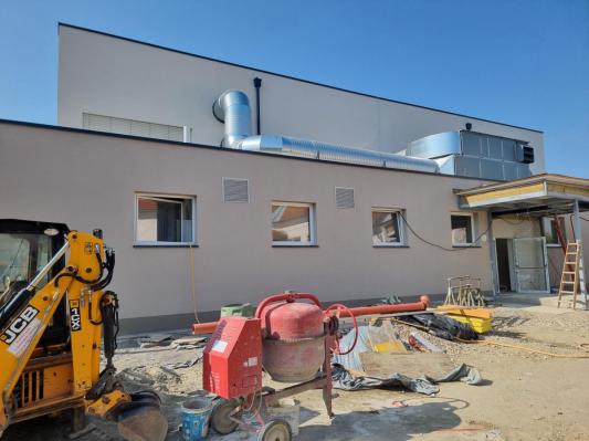 FOTO: S pridobljenimi sredstvi bodo dokončali telovadnico v Gaberju