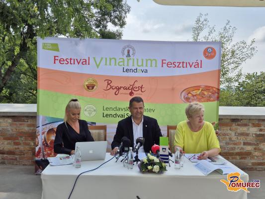 FOTO: V Lendavi predstavili program Festivala Vinarium 2024