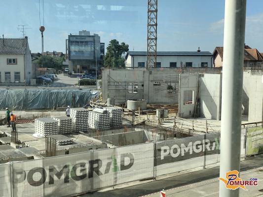 FOTO: Preverite, kako poteka gradnja Zelenega dvora