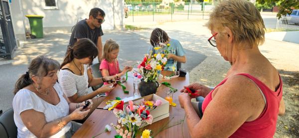 FOTO: V Ljutomeru ustvarjali na delavnicah za vse generacije