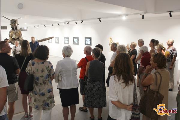 FOTO: Otvoritev razstave Nedima H. Mafe: V Ljutomer preko Troje priletel Pegasus - Junkers