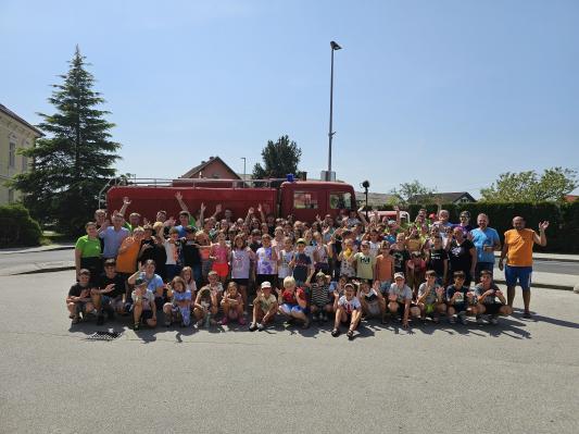 FOTO: Mladi gasilci so se udeležili 11. tabora Gasilske zveze Križevci