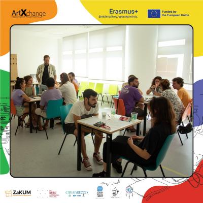 Kreativci na usposabljanju za mladinske delavce na Hrvaškem