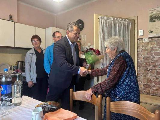 Župan čestital gospe Matildi ob njenem 97. rojstnem dnevu
