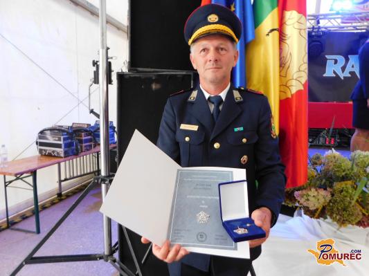 Odlikovanje Gasilske zveze Slovenije druge stopnje je posthumno prejel Jože Mir 