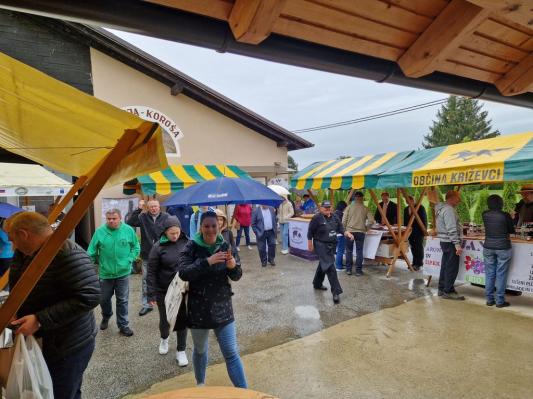 FOTO: Dan krškopoljskega prašiča na kmetiji Koroša v Križevcih