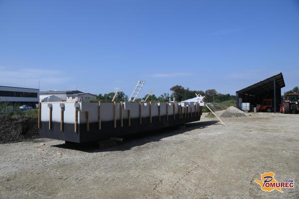 FOTO: Tako poteka izdelava novega plavajočega mlina na Muri