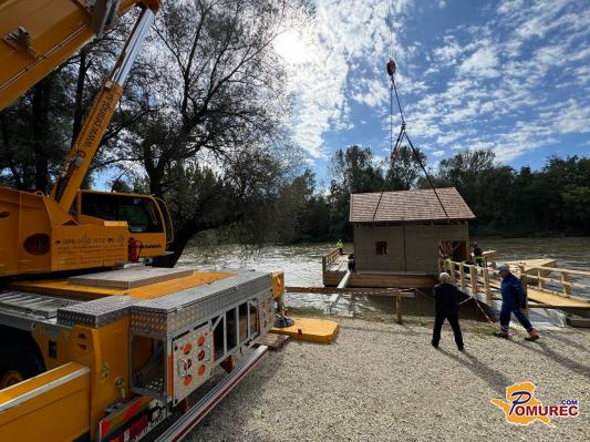 FOTO in VIDEO: Mlin na Muri v Ižakovcih dobiva novo podobo