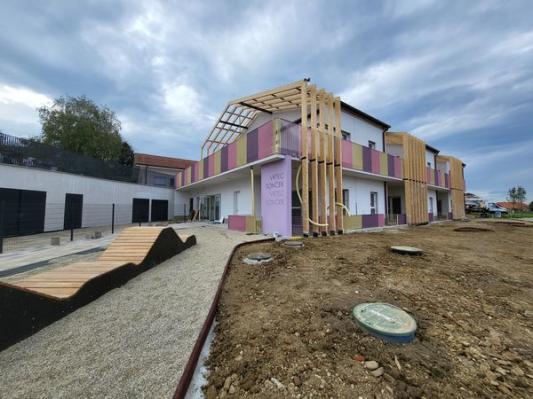 FOTO: Z izgradnjo vrtca se približujejo koncu
