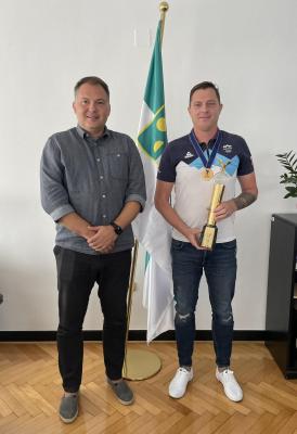 FOTO: Murskosoboški župan sprejel evropskega prvaka