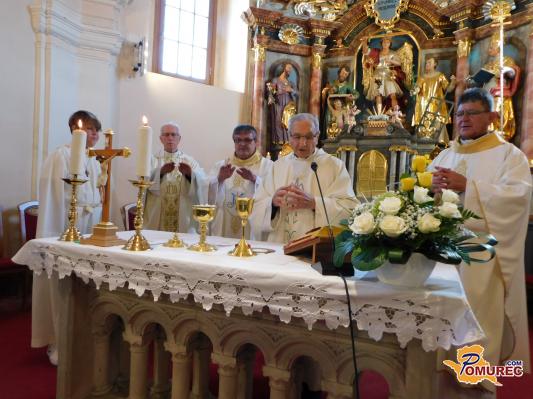 FOTO: Biserna maša Antona Rozmariča, rojaka iz Veržeja 