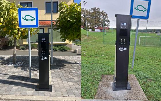 FOTO: Sodobne rešitve eMobilnosti: Šalovci nadgradili polnilnice z MegaTel tehnologijo