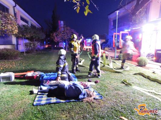 FOTO: Gasilci v Beltincih preizkusili svoje sposobnosti v obsežni operativni vaji