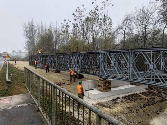 Slovenska vojska v akciji pri obnovi infrastrukture