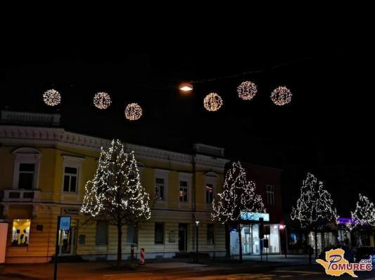 Preverite, kdaj se bodo prižgale praznične luči v Pomurju
