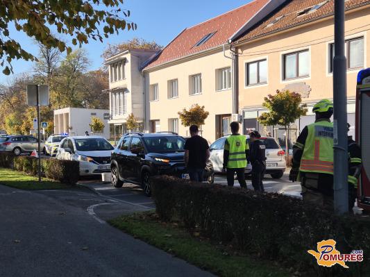 Policisti obravnavali prometno nesrečo s telesno poškodbo