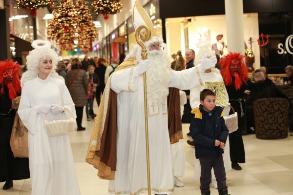BTC City Murska Sobota: Praznični začetek decembra s Čuki in Miklavžem
