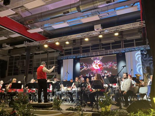 FOTO: Župan Anželj na novoletnem koncertu v Körmendu