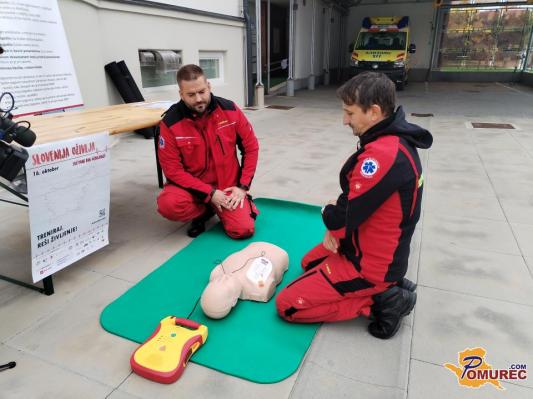 Občina Grad pridobila donacijo za defibrilator
