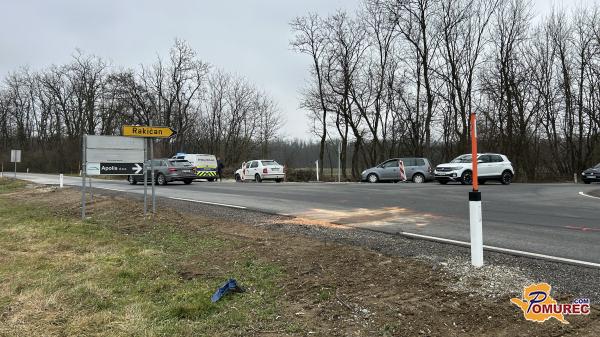 FOTO: Med Mursko Soboto in Noršinci prišlo do trčenja 