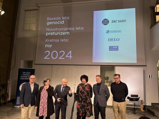 FOTO: Katera beseda je zaznamovala leto 2024?