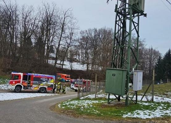 Zagorelo v Ljutomeru: Ogenj zajel transformatorsko postajo, na kraju več gasilcev