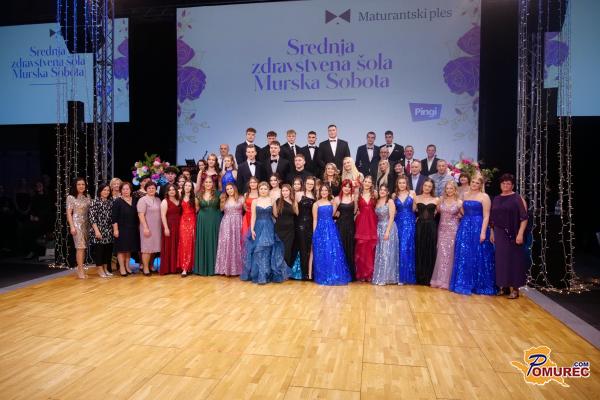 FOTO in VIDEO: Nepozabni trenutki maturantskega plesa dijakov Srednje zdravstvene šole Murska Sobota 