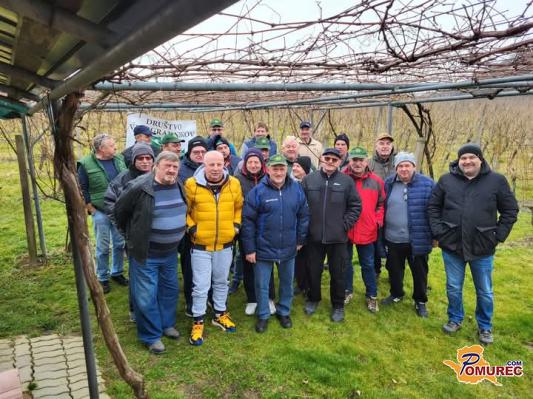 FOTO: Strokovno druženje vinogradnikov v Dobrovniških goricah
