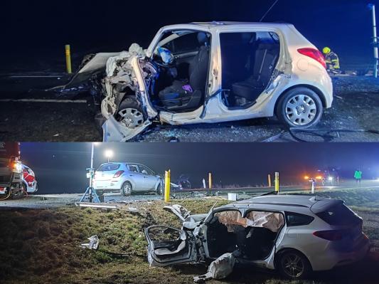 FOTO: Kaj je botrovalo sinočnji hudi nesreči v Prlekiji?