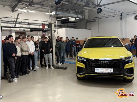 FOTO: Srednja poklicna in tehniška šola Murska Sobota z novim učnim vozilom