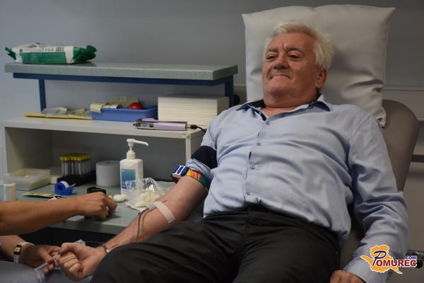FOTO: Aleksander Svetec iz Gornjih Petrovcev kri daroval že stotič 