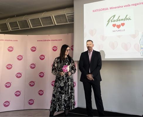 Radenska Naturelle s pečatom kakovosti »Izbrale mame«