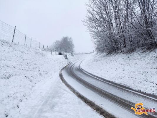 Konec mile zime: Prihajata sneg in močna burja