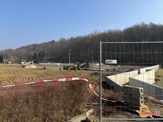 FOTO: Gradnja novega športno rekreacijskega centra se nadaljuje