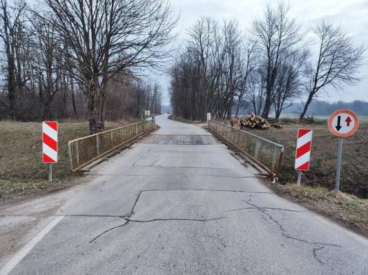 Most čez Ledavo v Rakičanu bo začasno zaprt zaradi dotrajanosti