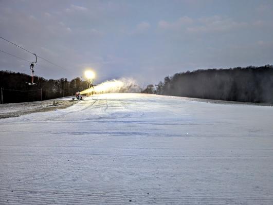 Smučišče v bližini Pomurja ponovno obratuje
