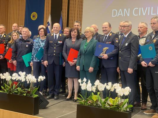 FOTO: Prekmurec postal prejemnik Zlate plakete Civilne zaščite