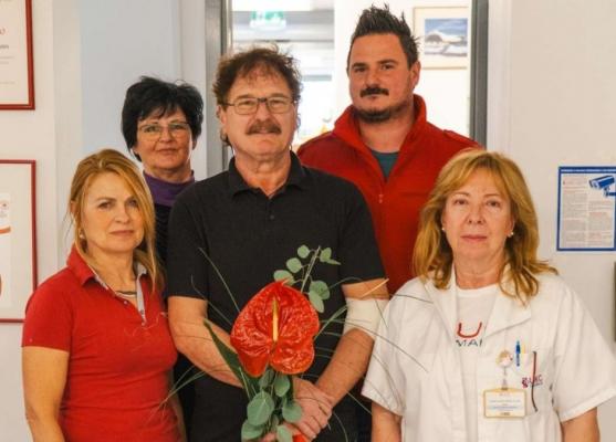 FOTO: Marijan Vuzem že 140-krat daroval kri in pomagal 420 ljudem