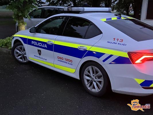 Pomurski policisti obravnavali sedem prometnih nesreč in tatvino motornega olja