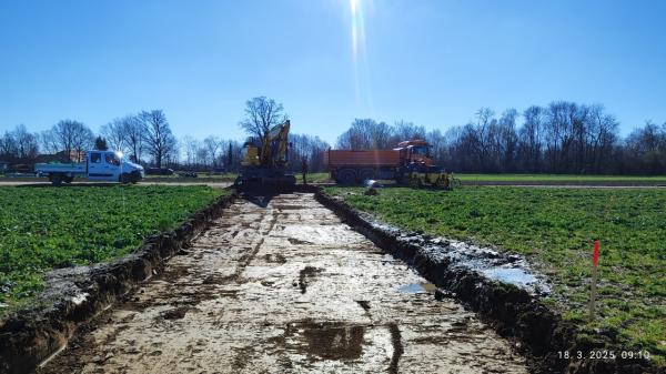 FOTO: Mestna občina Murska Sobota ureja novo potno mrežo v Satahovcih