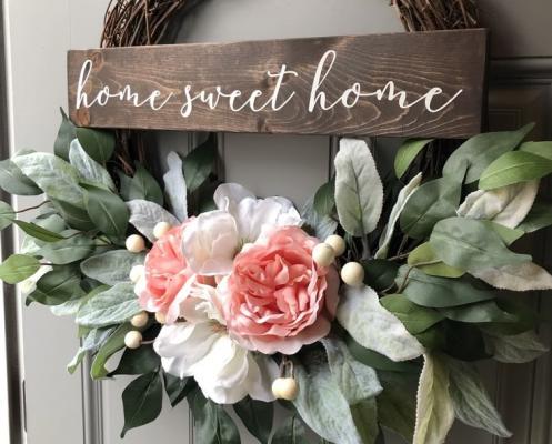 Spomladanski venčki za okraševanje vašega doma