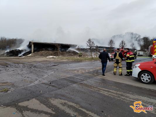 Požar pri CEROP-u: Kakovost zraka slaba, opozorilo prebivalcem
