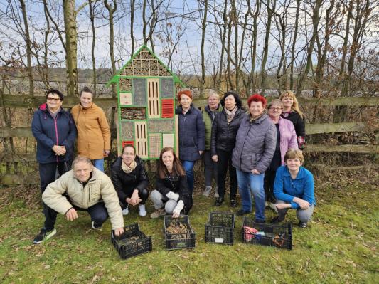 FOTO: Hotel za žuželke – nov prispevek k ohranjanju naravne raznolikost