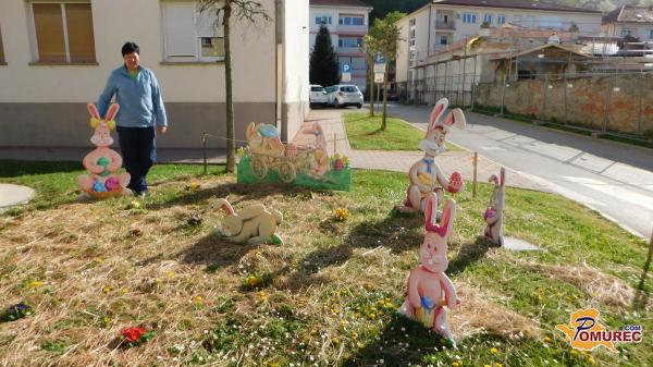 FOTO: Velikonočno praznično vzdušje obogatilo mestno središče Lendave