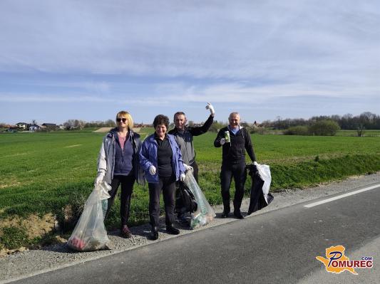 FOTO: Uspešno izvedena čistilna akcija v občini Puconci