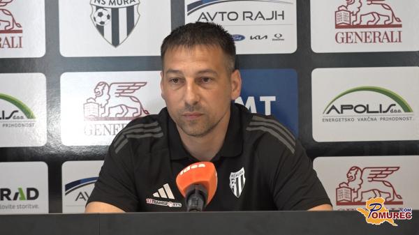 Pred novinarji po svoji prvi tekmi kot trener Mure