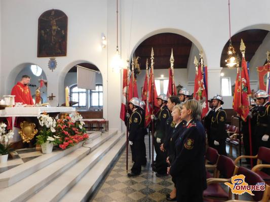 FOTO: V Turnišču darovana Florjanova maša v čast gasilcem